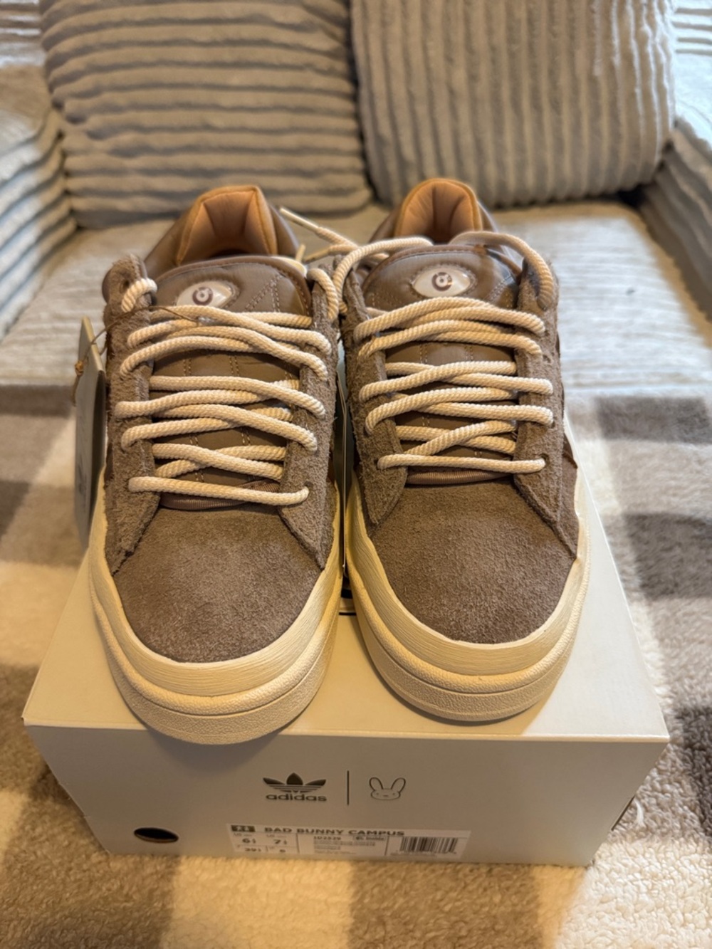 Men's 6 1/2 Bad Bunny Campus Sneakers Suede